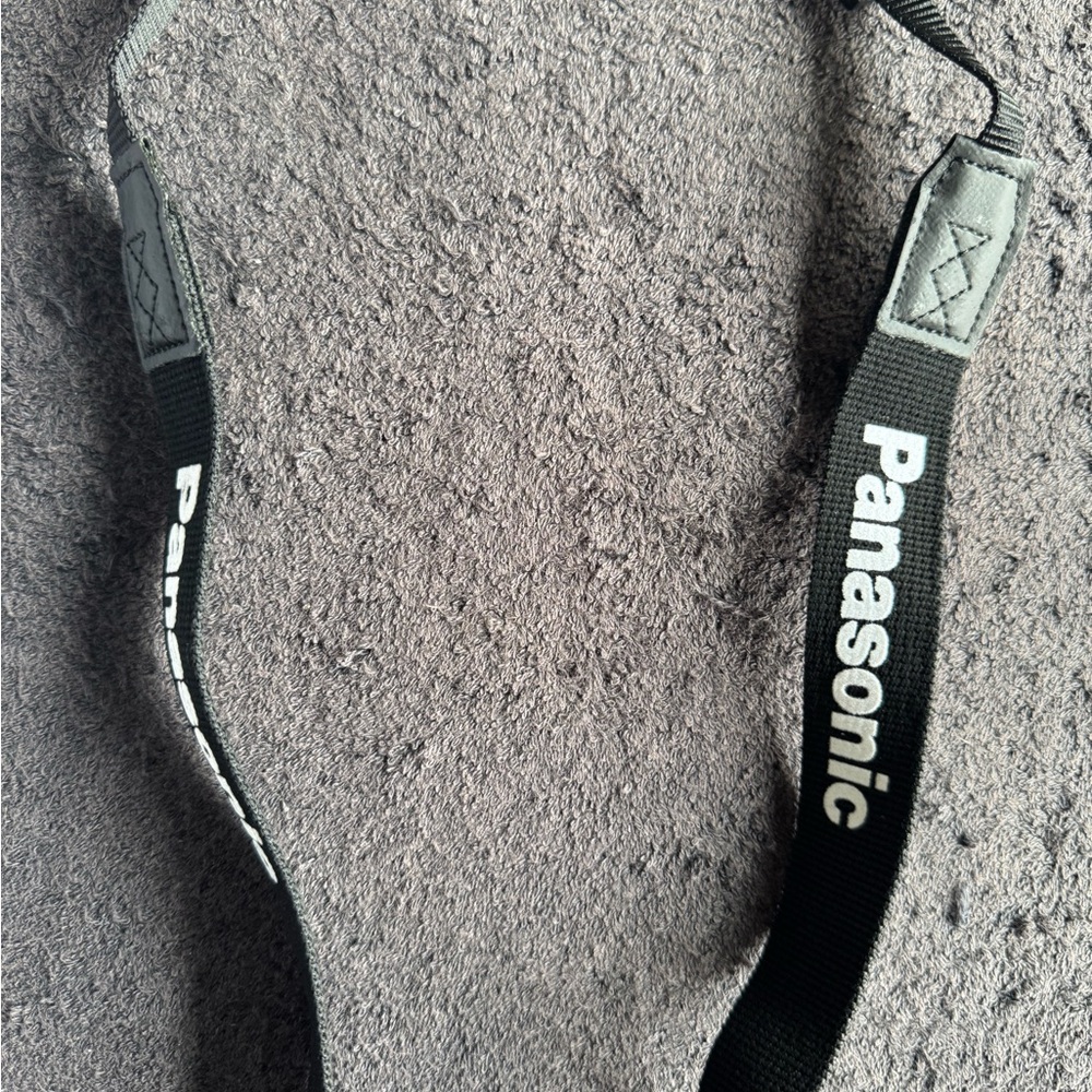 Panasonic Black Camera Strap